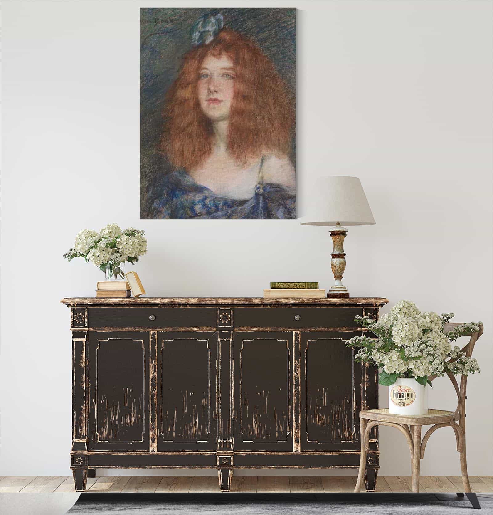 Woman With Red Hair by Alice Pike Barney - Image 4