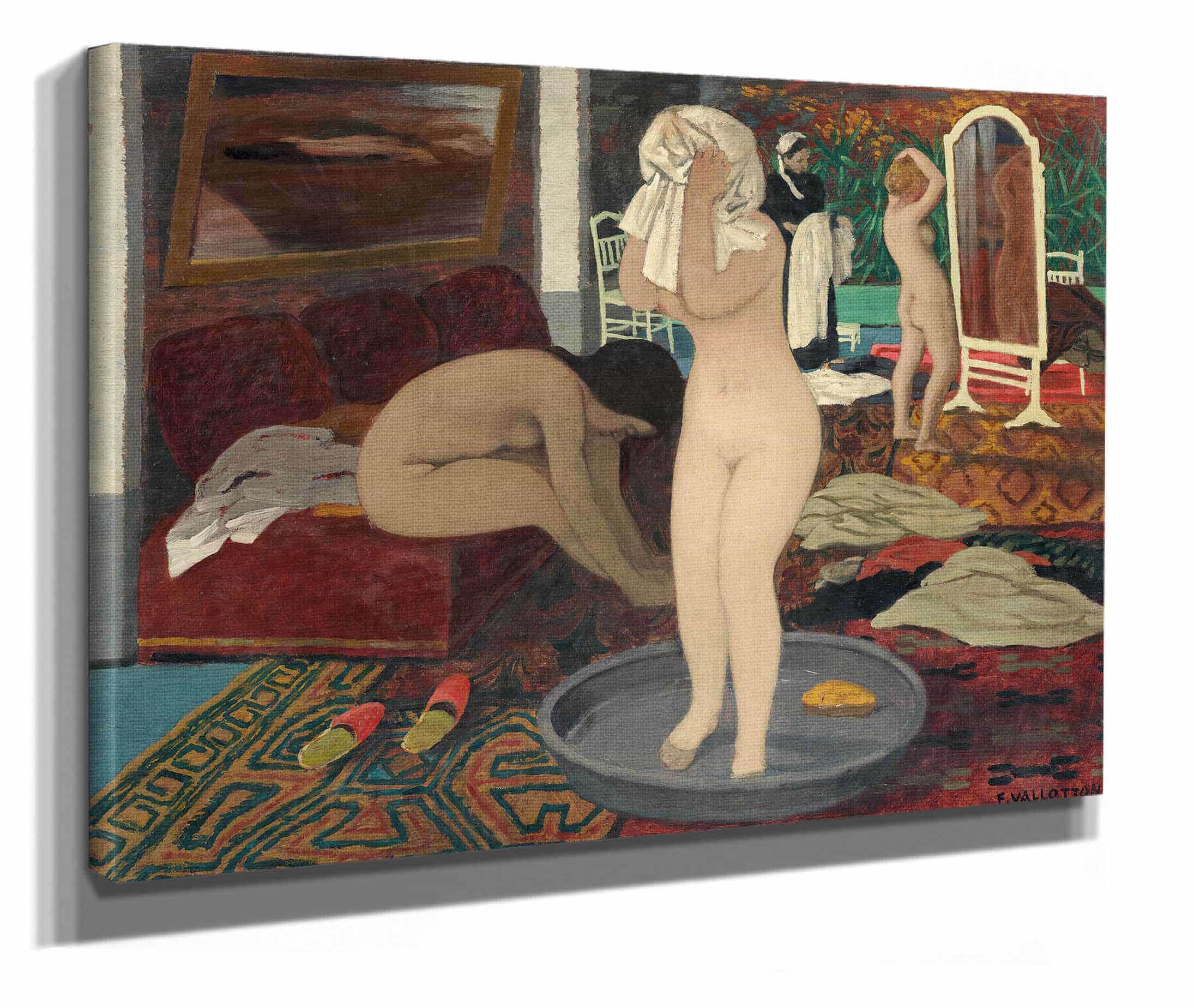 Women At Their Toilette by Felix Vallotton