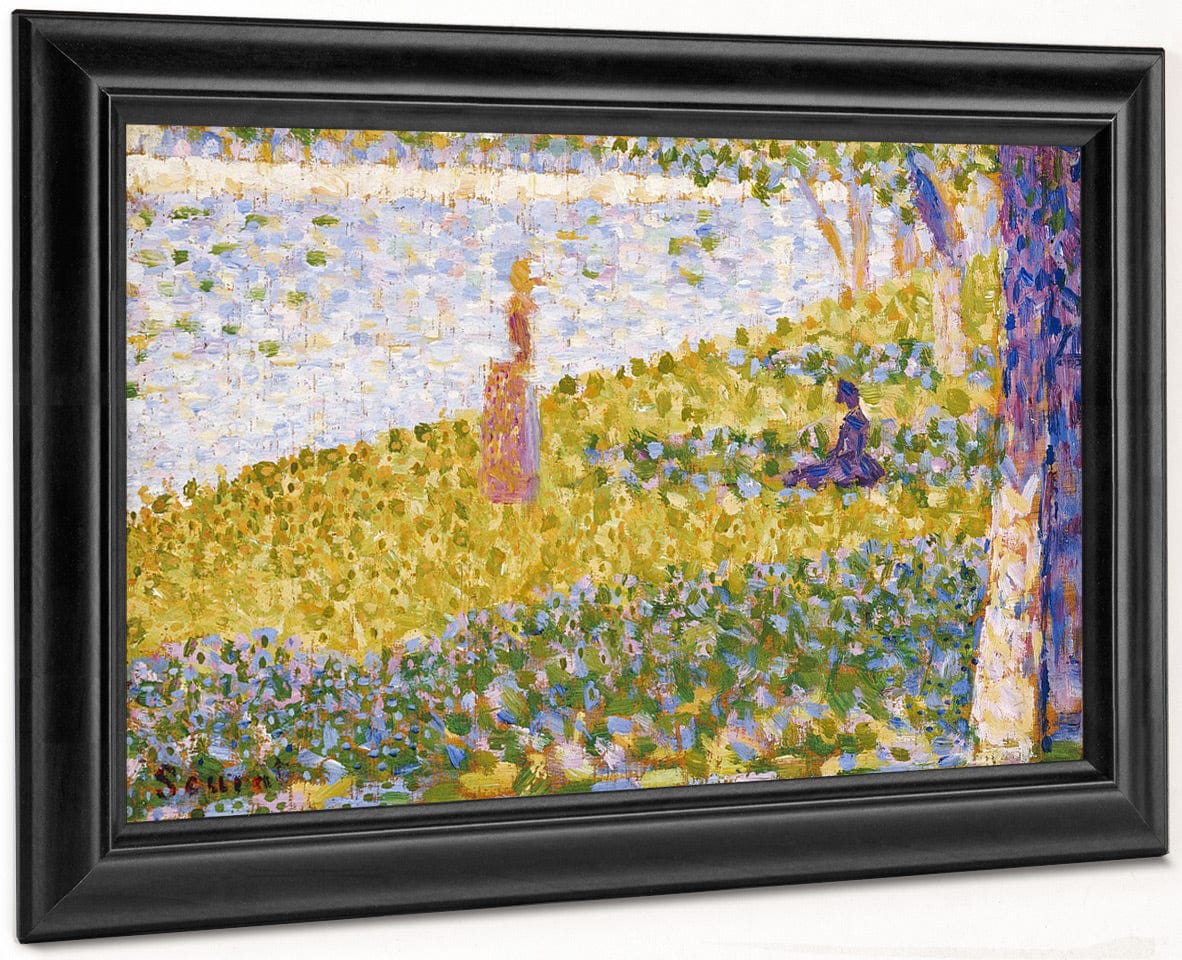 Women On The River Bank By Georges Pierre Seurat - Image 8
