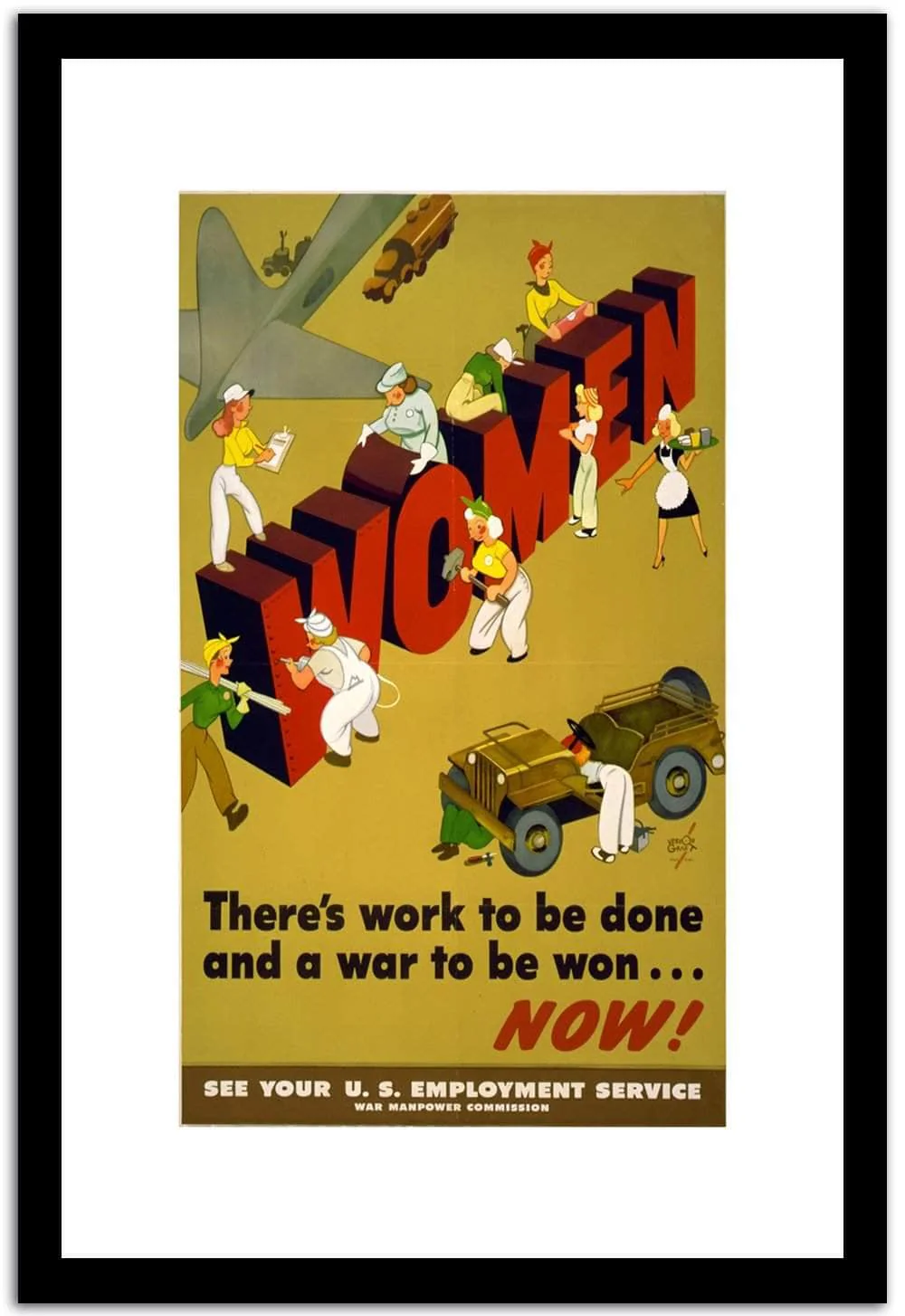 Women Vintage Poster
