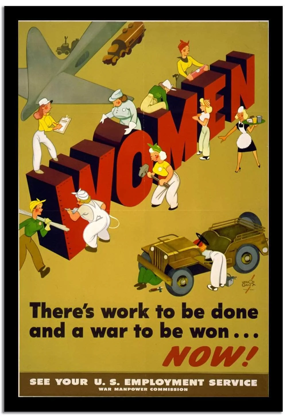 Women Vintage Poster - Image 2