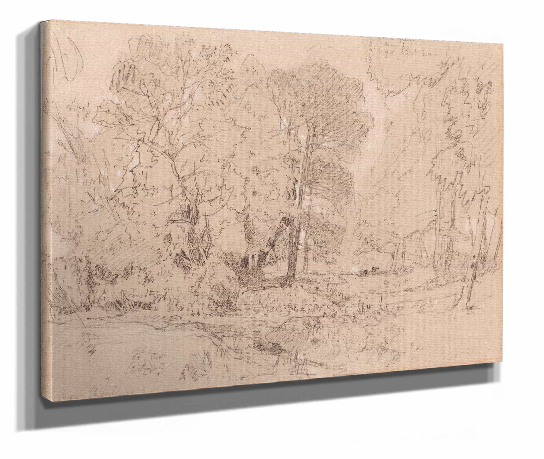 Wooded Landscape Probably by John Sell Cotman - Image 2
