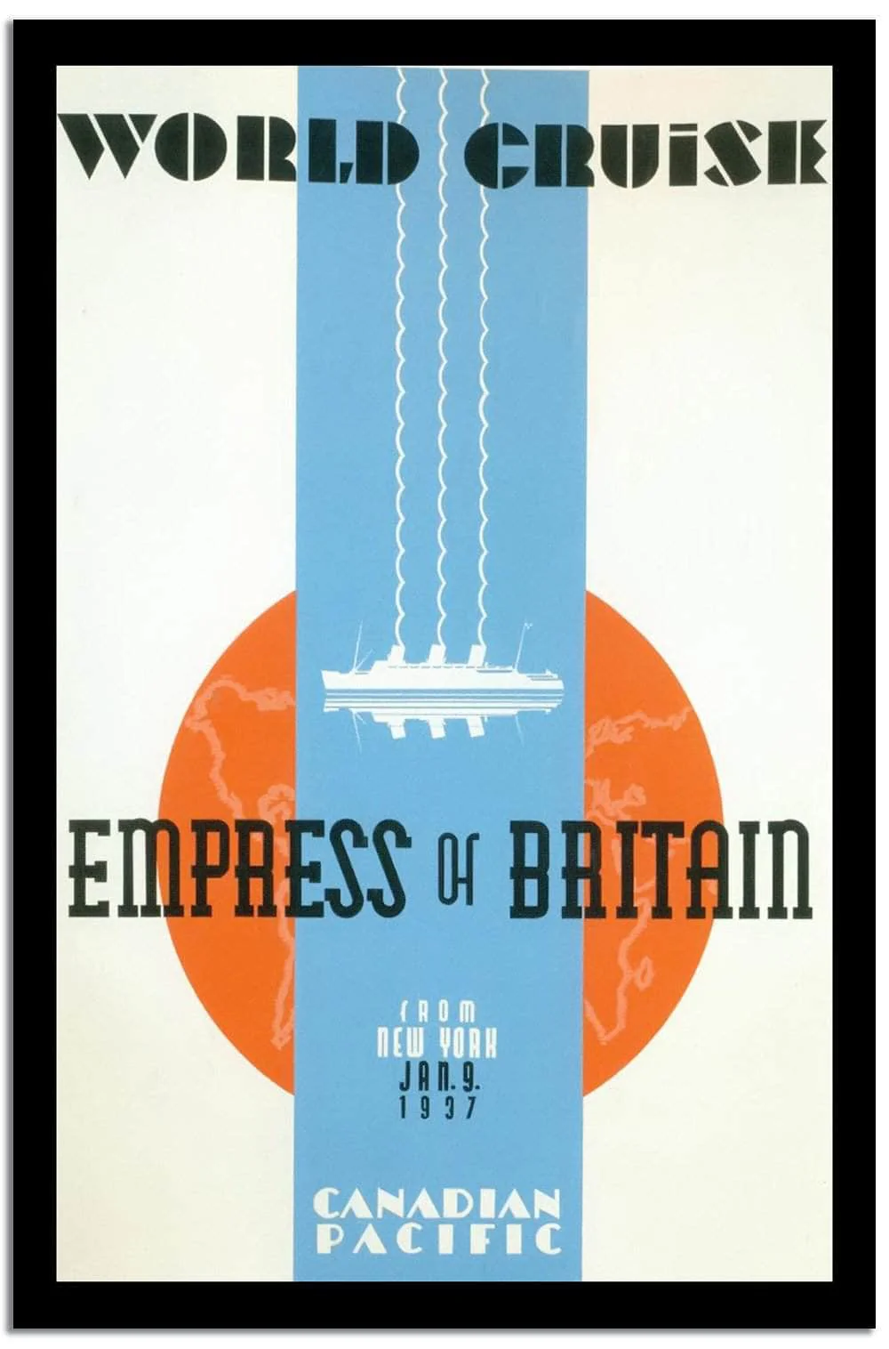 World Cruisi Vintage Poster - Image 2