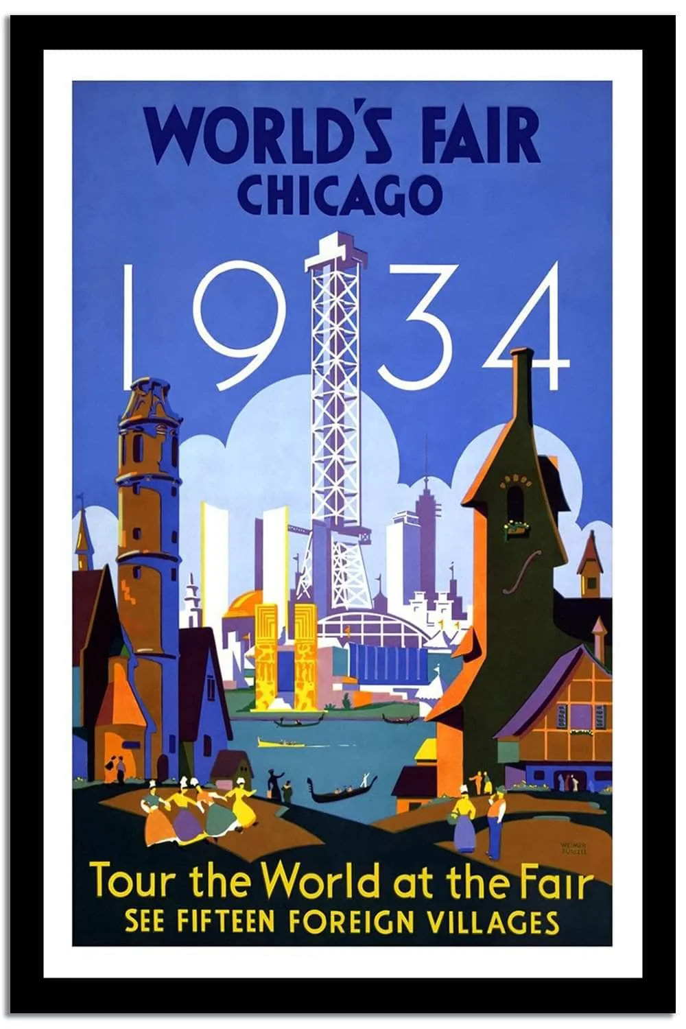 World's Fair Chicago Vintage Poster - Image 2