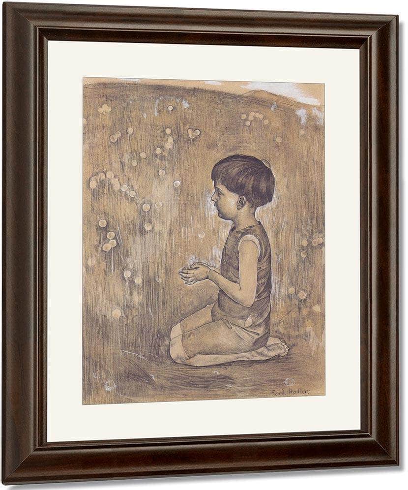 Worship 1893 Pencil Chalk Watercolor 62X45Cm Kunstmuseum Winterthur By Ferdinand Hodler - Image 4