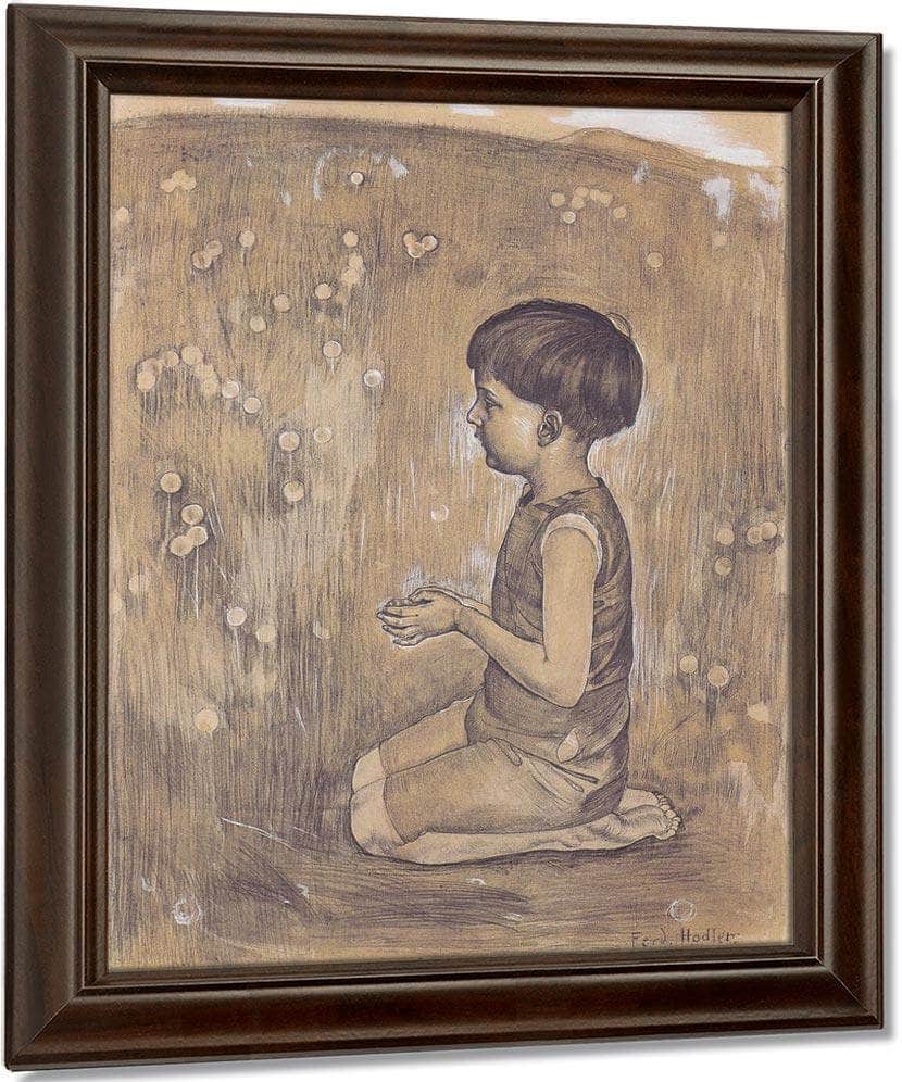 Worship 1893 Pencil Chalk Watercolor 62X45Cm Kunstmuseum Winterthur By Ferdinand Hodler - Image 5