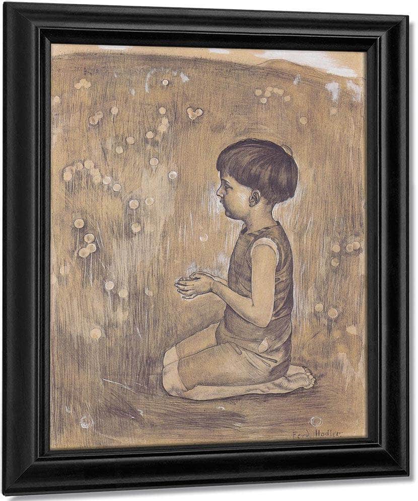 Worship 1893 Pencil Chalk Watercolor 62X45Cm Kunstmuseum Winterthur By Ferdinand Hodler - Image 7