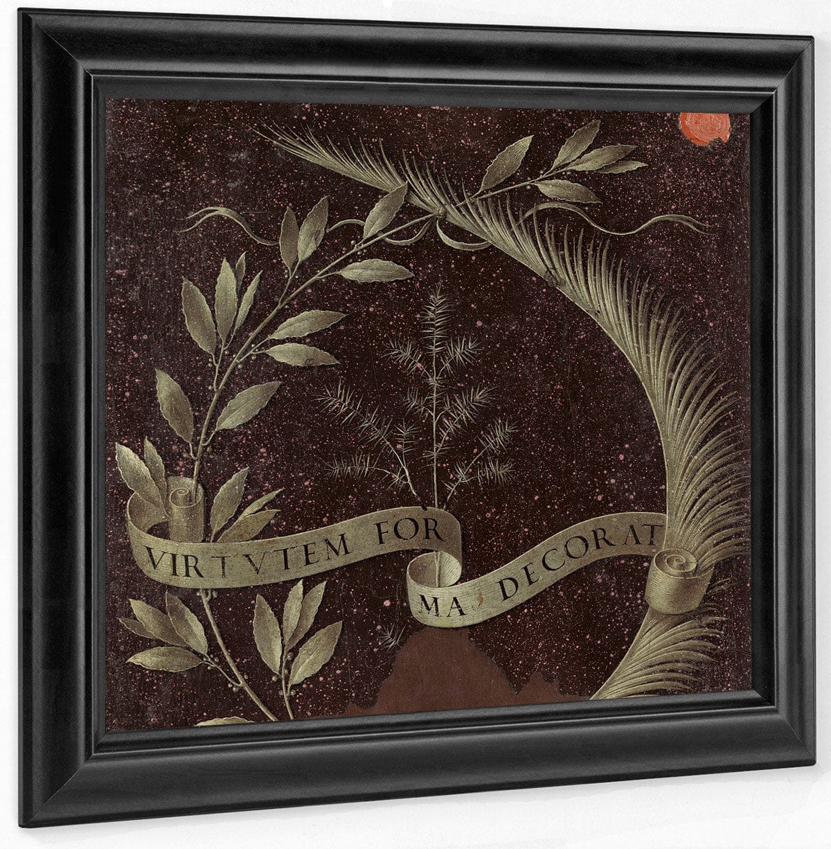 Wreath Of Laurel Palm And Juniper With A Scroll Inscribed Virtutem Forum Decorat [Reverse] By Leonardo Da Vinci - Image 6