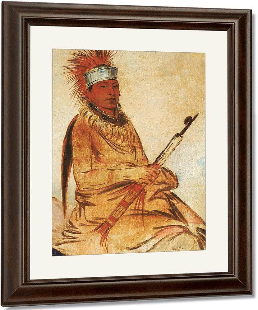 W'y Ee Yogh, Man Of Sense, A Brave By George Catlin - Image 3