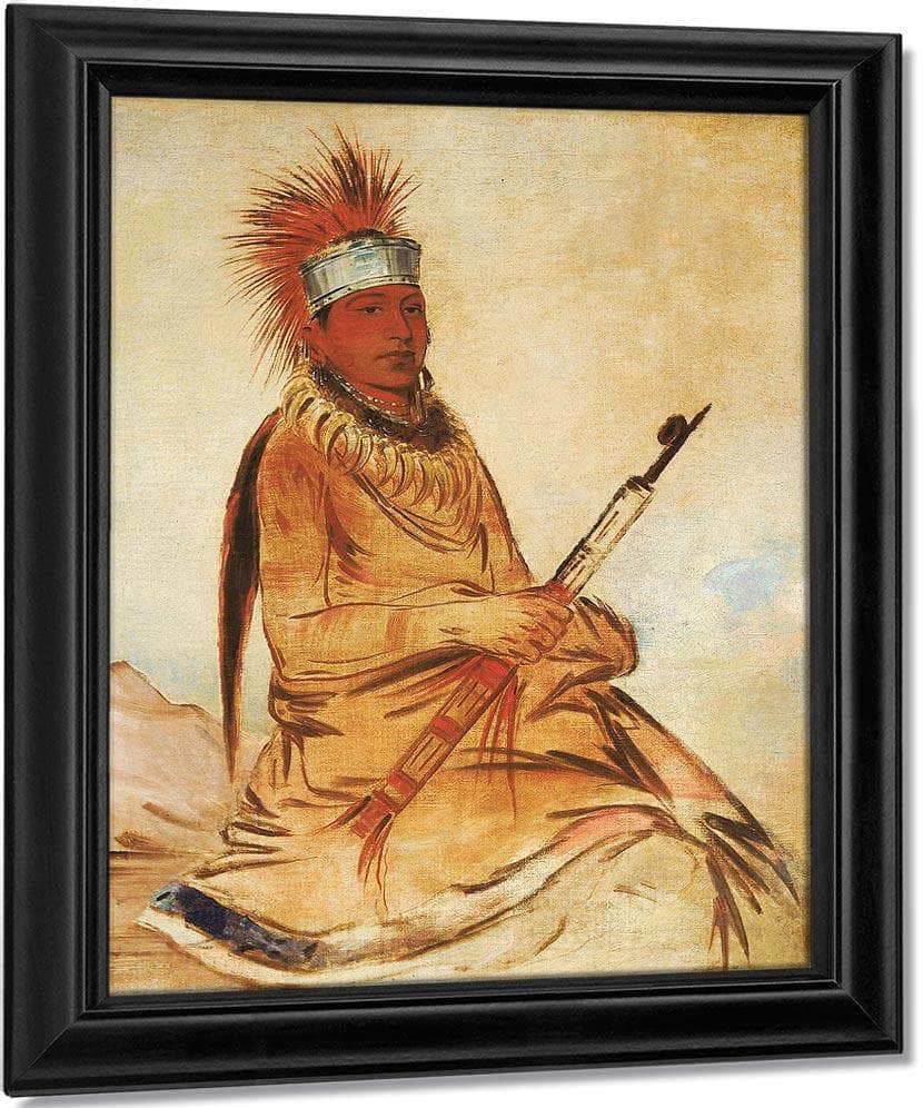 W'y Ee Yogh, Man Of Sense, A Brave By George Catlin - Image 6