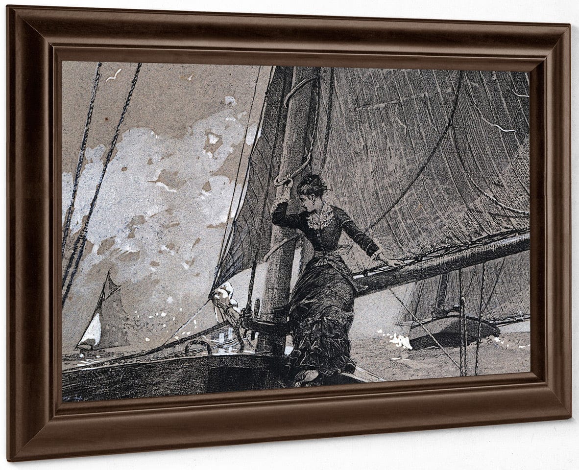 Yachting Girl By Winslow Homer - Image 6