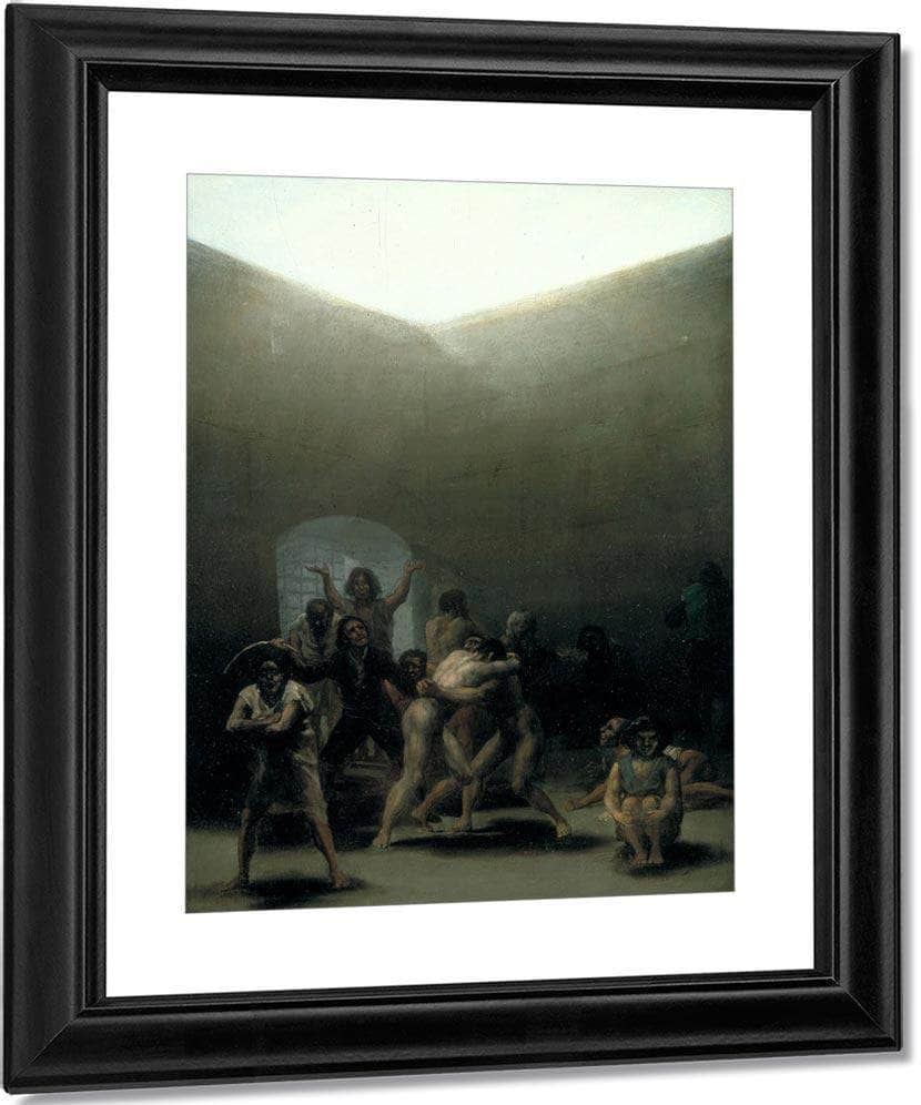 Yard With Lunatics 1794 Oil On Tin Plated Iron 43 8X32 7Cm By Francisco De Goya - Image 3