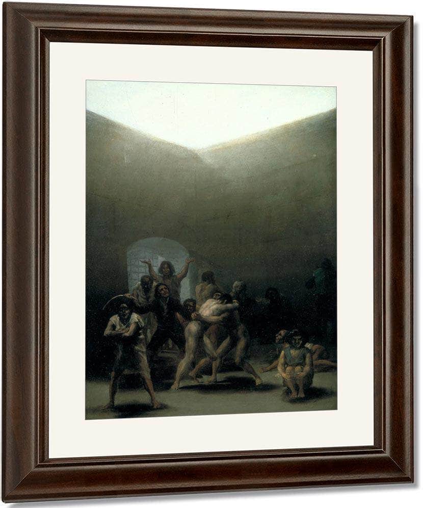 Yard With Lunatics 1794 Oil On Tin Plated Iron 43 8X32 7Cm By Francisco De Goya - Image 4
