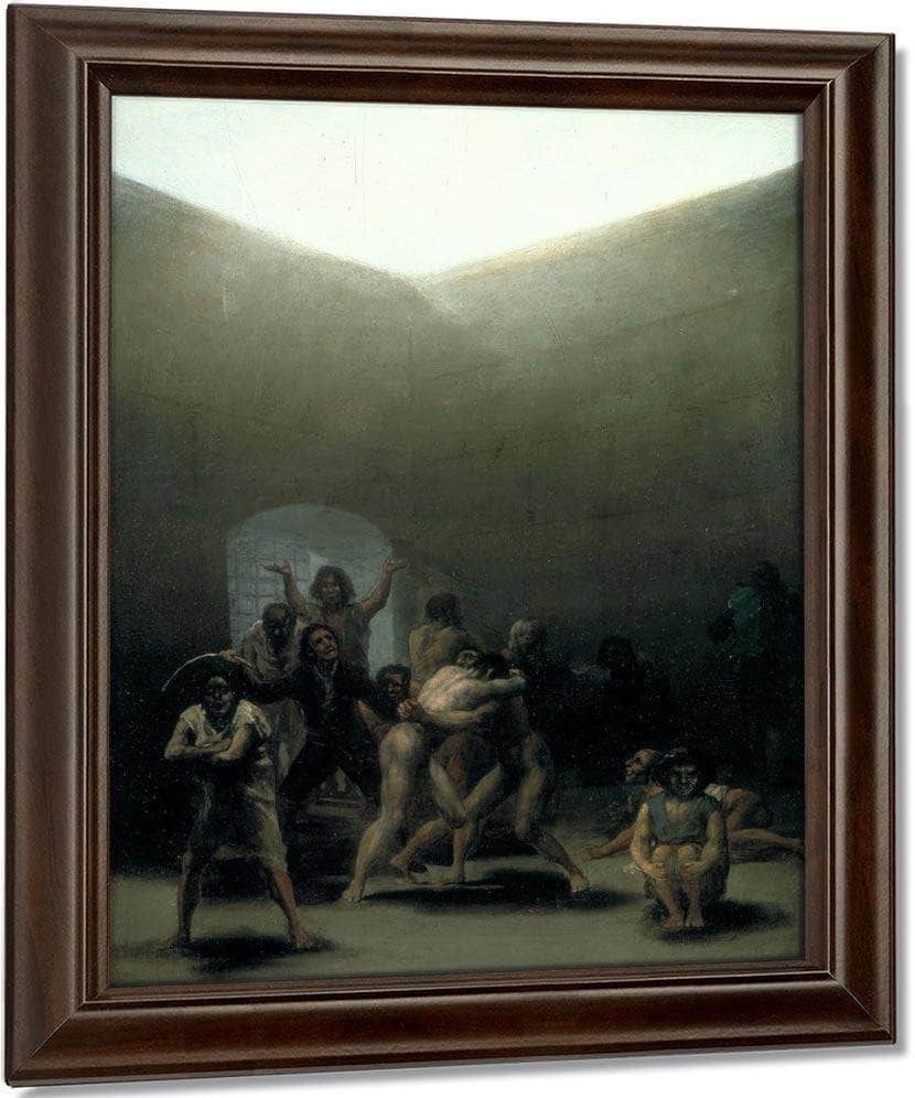 Yard With Lunatics 1794 Oil On Tin Plated Iron 43 8X32 7Cm By Francisco De Goya - Image 5