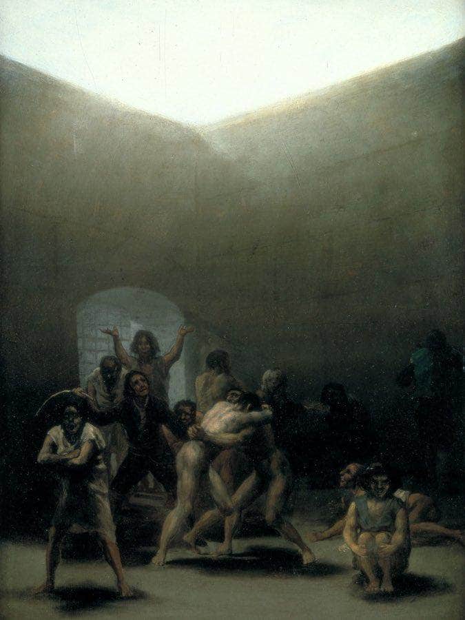 Yard With Lunatics 1794 Oil On Tin Plated Iron 43 8X32 7Cm By Francisco De Goya - Image 6