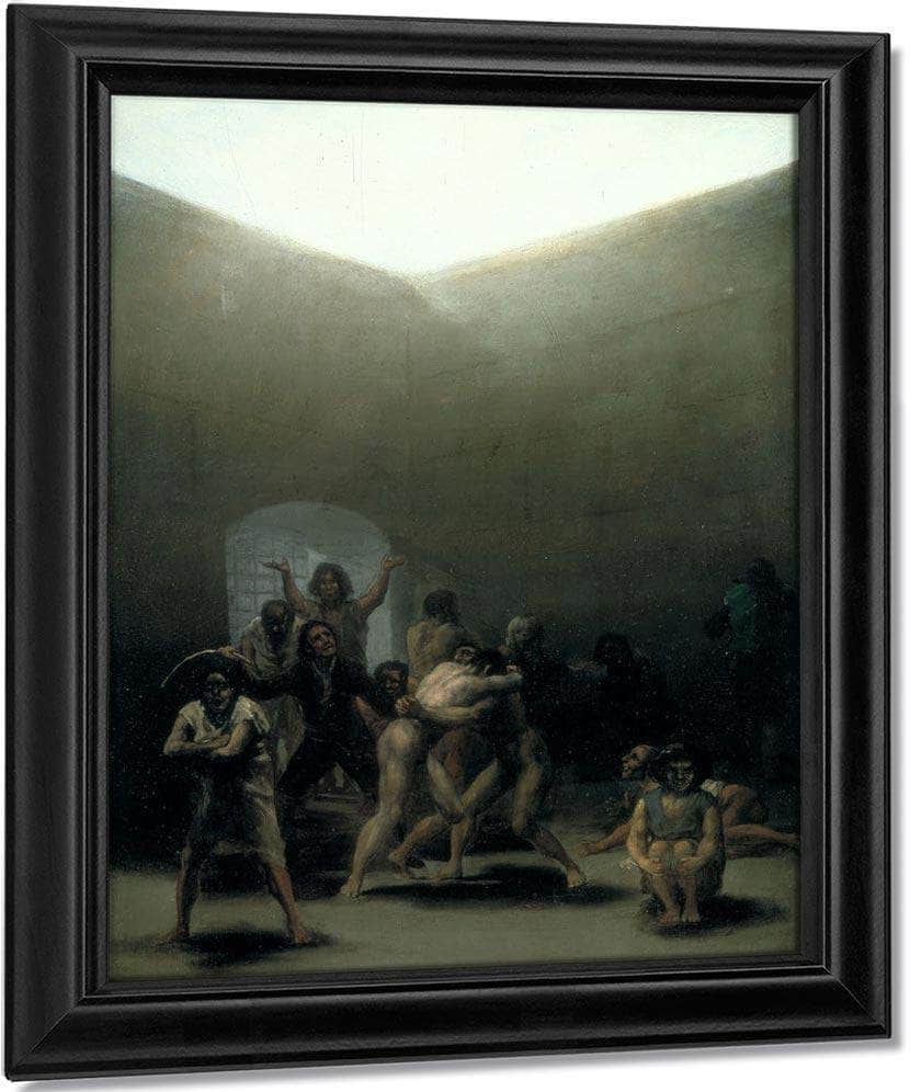 Yard With Lunatics 1794 Oil On Tin Plated Iron 43 8X32 7Cm By Francisco De Goya - Image 7