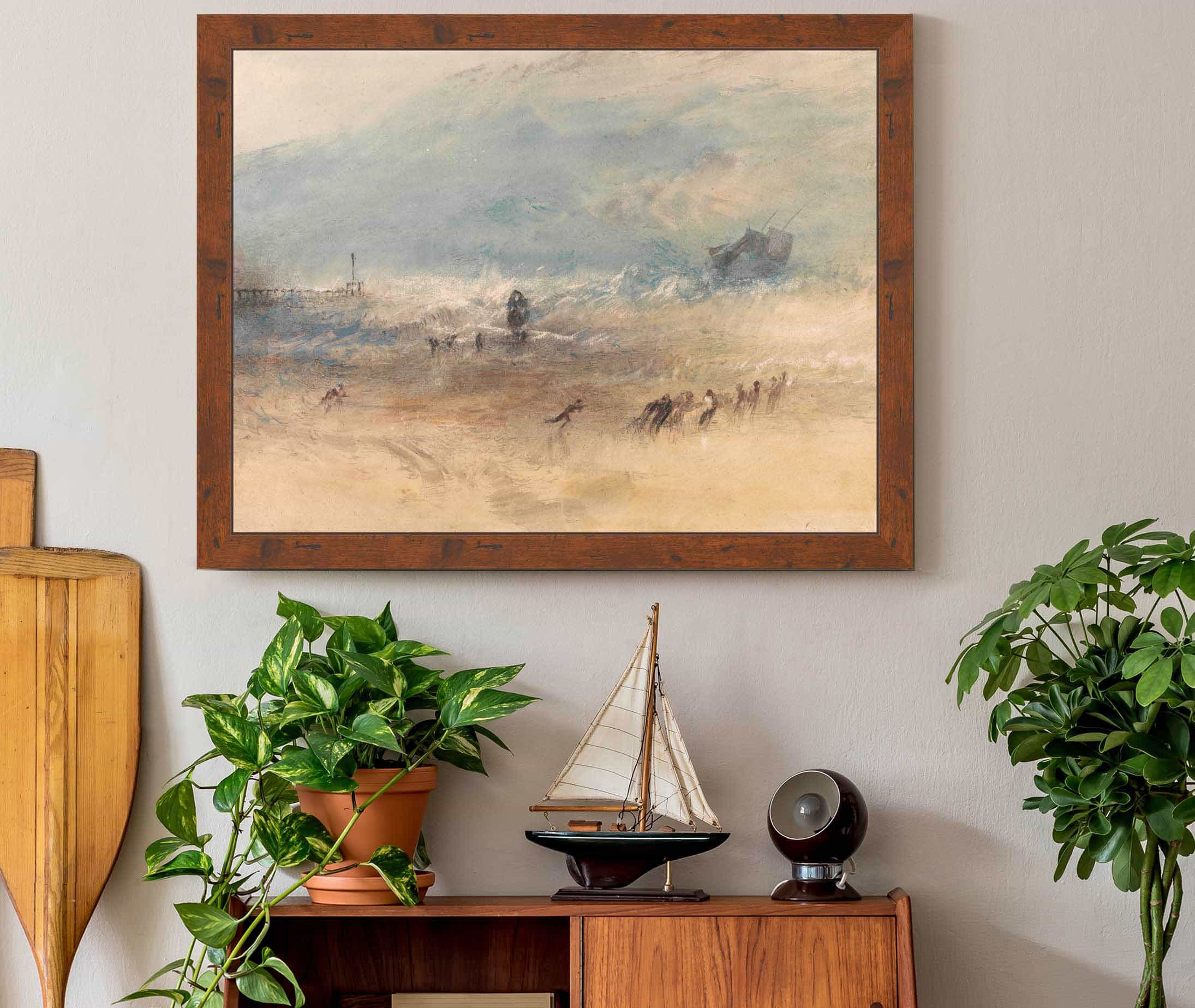 Yarmouth Sands by Joseph Mallord William Turner - Image 3