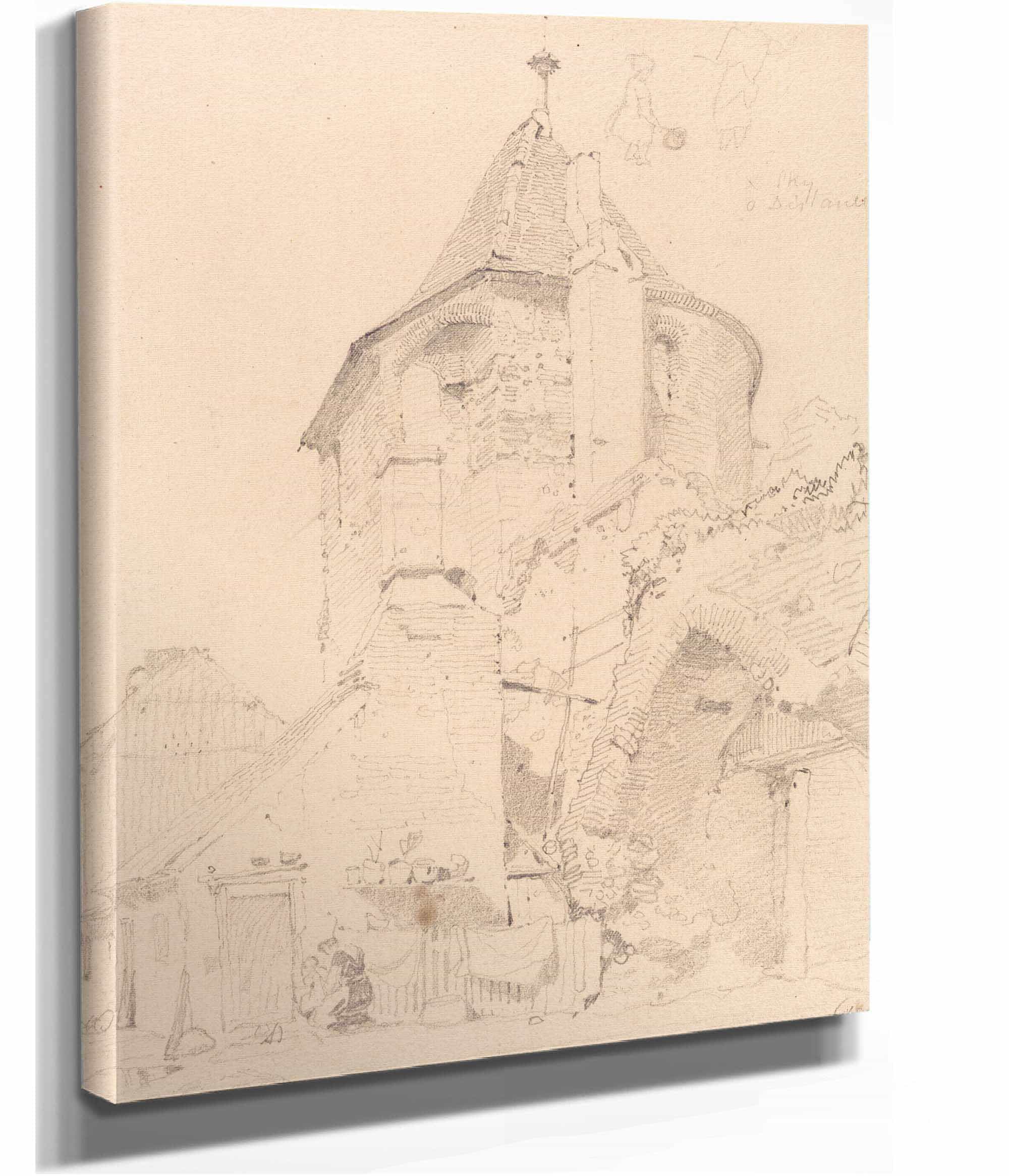 Yarmouth The North West Tower by John Sell Cotman