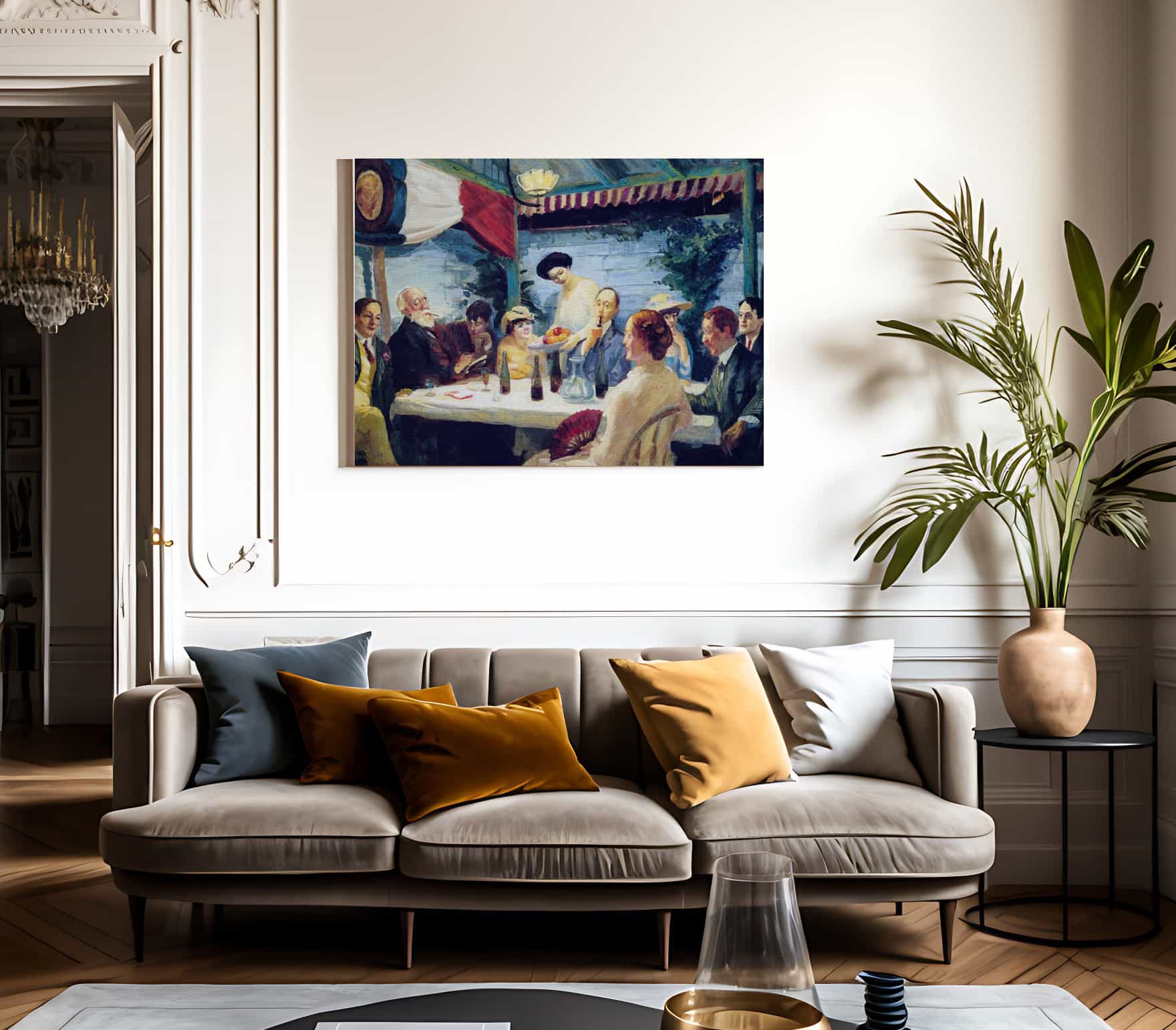 Yeats At Petitpas 1910 By John Sloan - Image 3