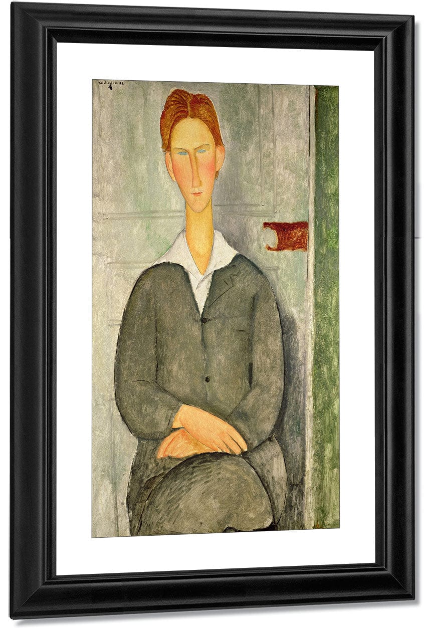 Young Boy With Red Hair By Amedeo Modigliani - Image 3