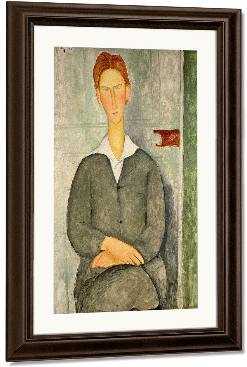 Young Boy With Red Hair By Amedeo Modigliani - Image 4
