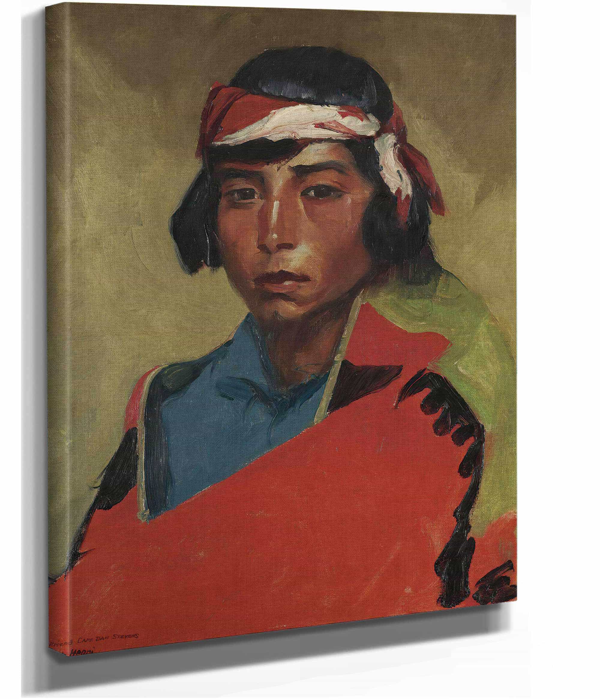 Young Buck Of The Tesuque Pueblo by Robert Henri - Image 2