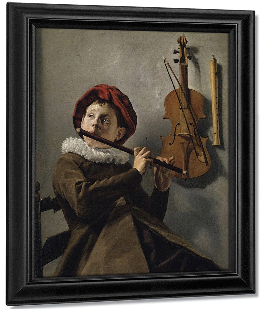 Young Flute Player 1630 By Judith Leyster - Image 7