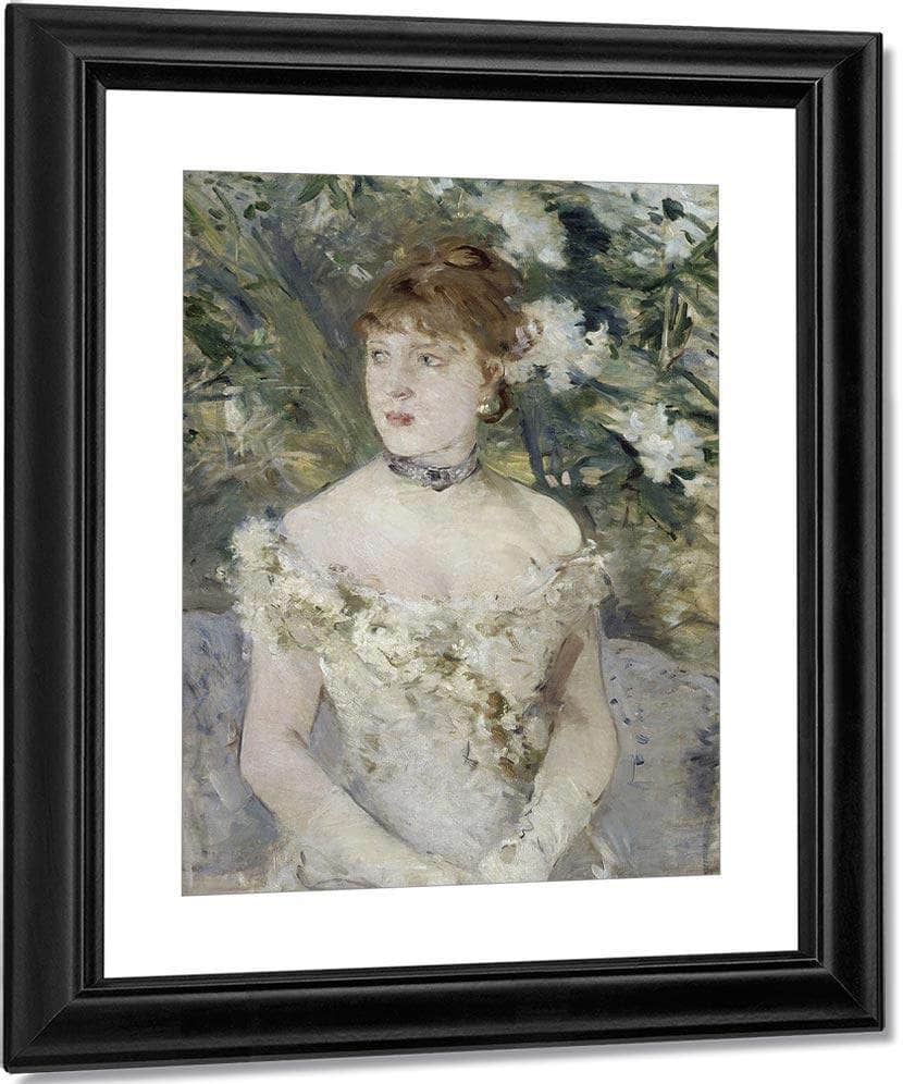 Young Girl In A Ball Gown 1879 Oil On Canvas 54X71Cm By Berthe Morisot - Image 3