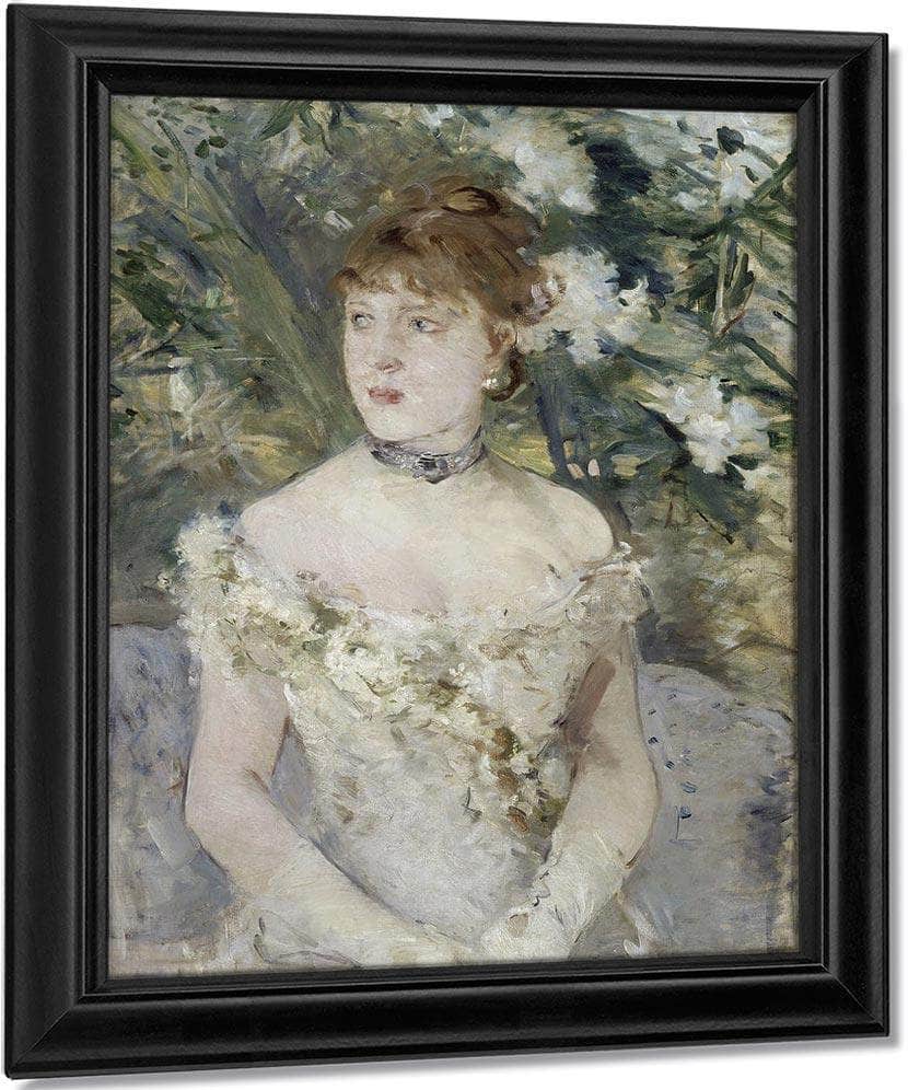 Young Girl In A Ball Gown 1879 Oil On Canvas 54X71Cm By Berthe Morisot - Image 7