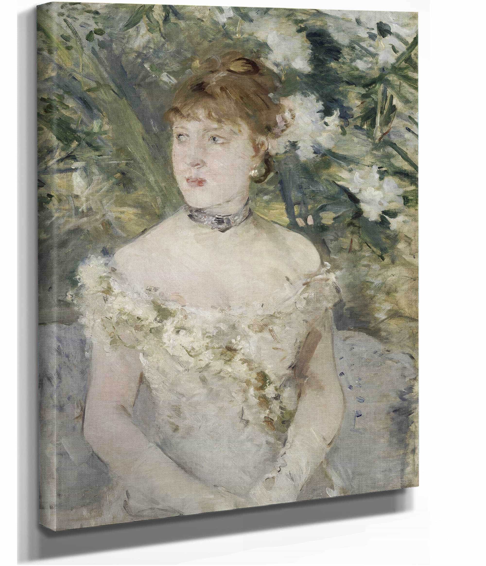 Young Girl In A Ball Gown by Berthe Morisot - Image 2