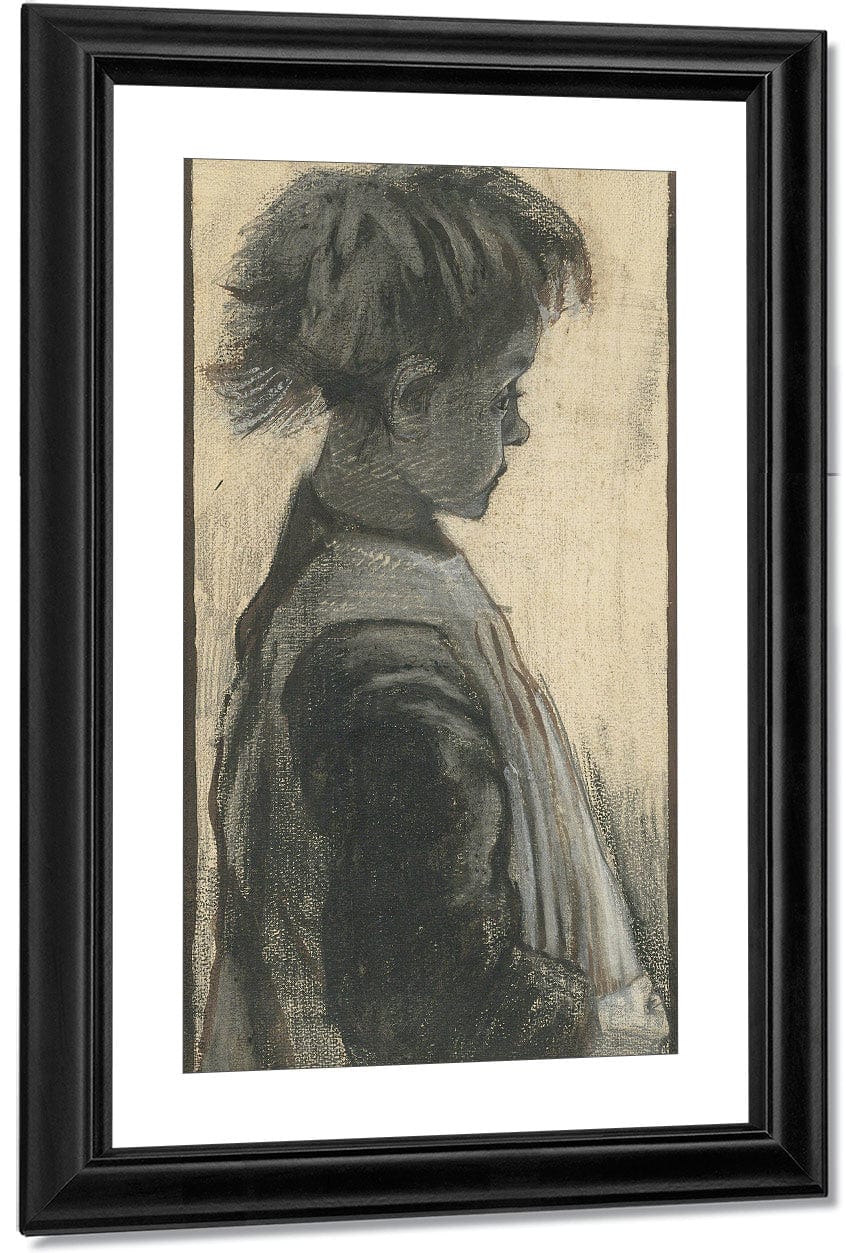Young Girl In An Apron By Vincent Van Gogh - Image 3