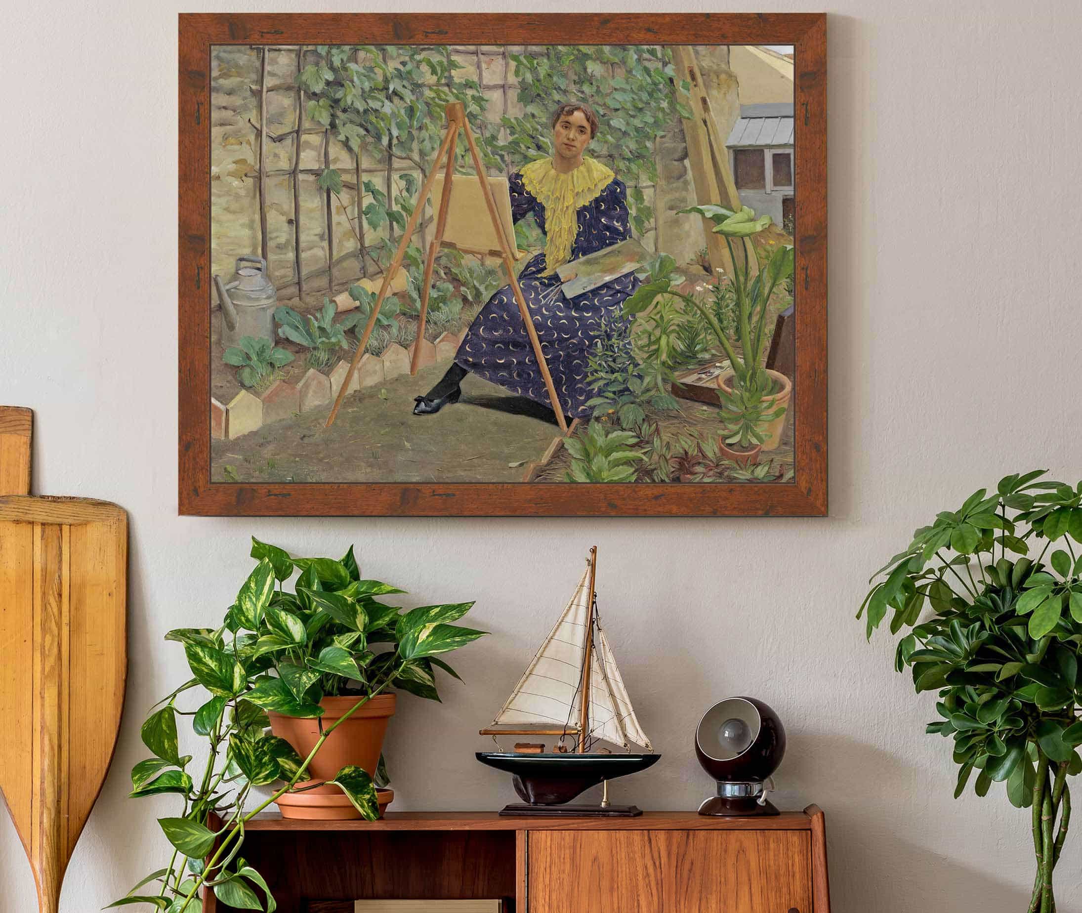 Young Girl Painting by Felix Vallotton - Image 3