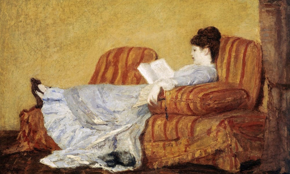 Young Lady Reading By Mary Cassatt - Image 7