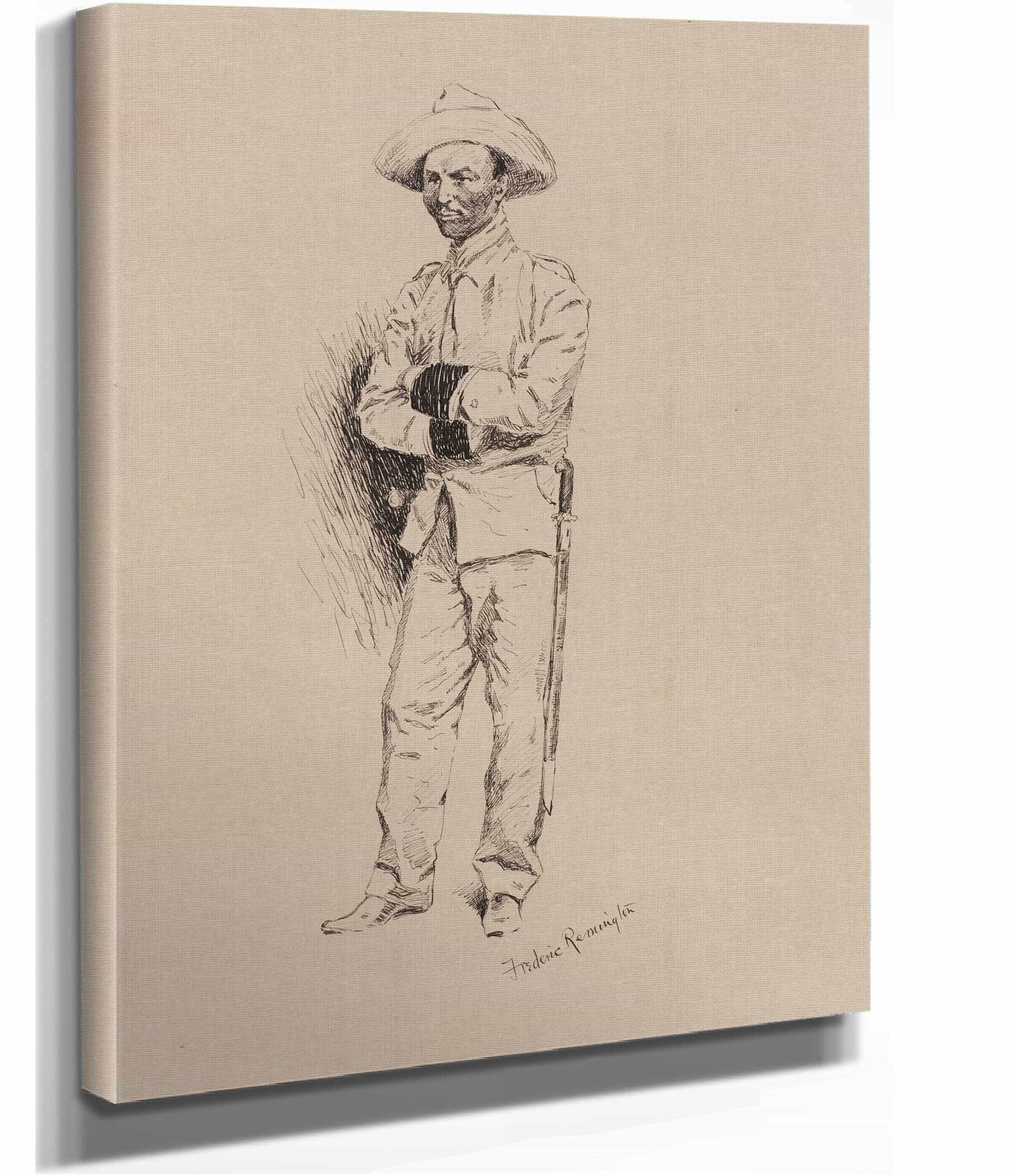 Young Spanish Officer by Frederic Remington - Image 2