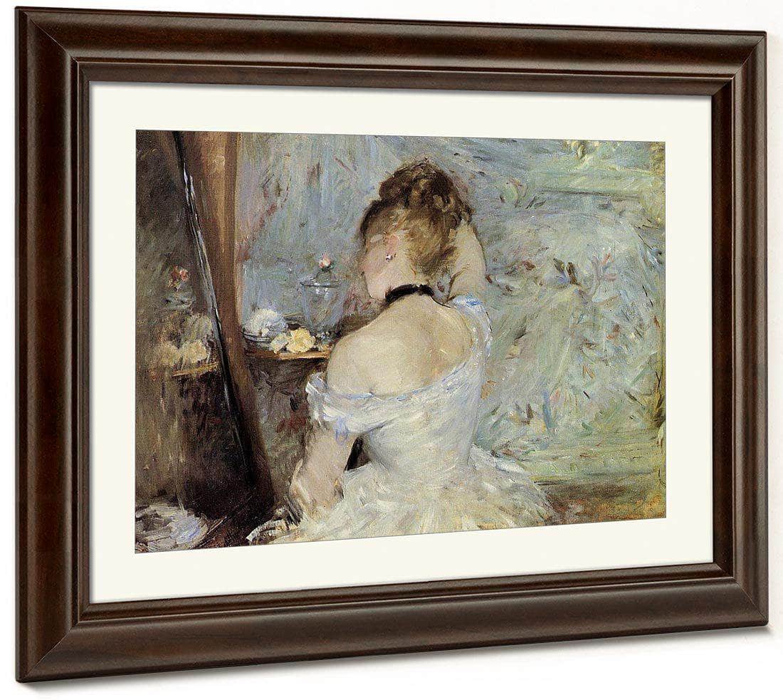 Young Woman At The Mirror 1880 Oil On Canvas 6030X8040Mm Art Institute Of Chicago By Berthe Morisot - Image 5