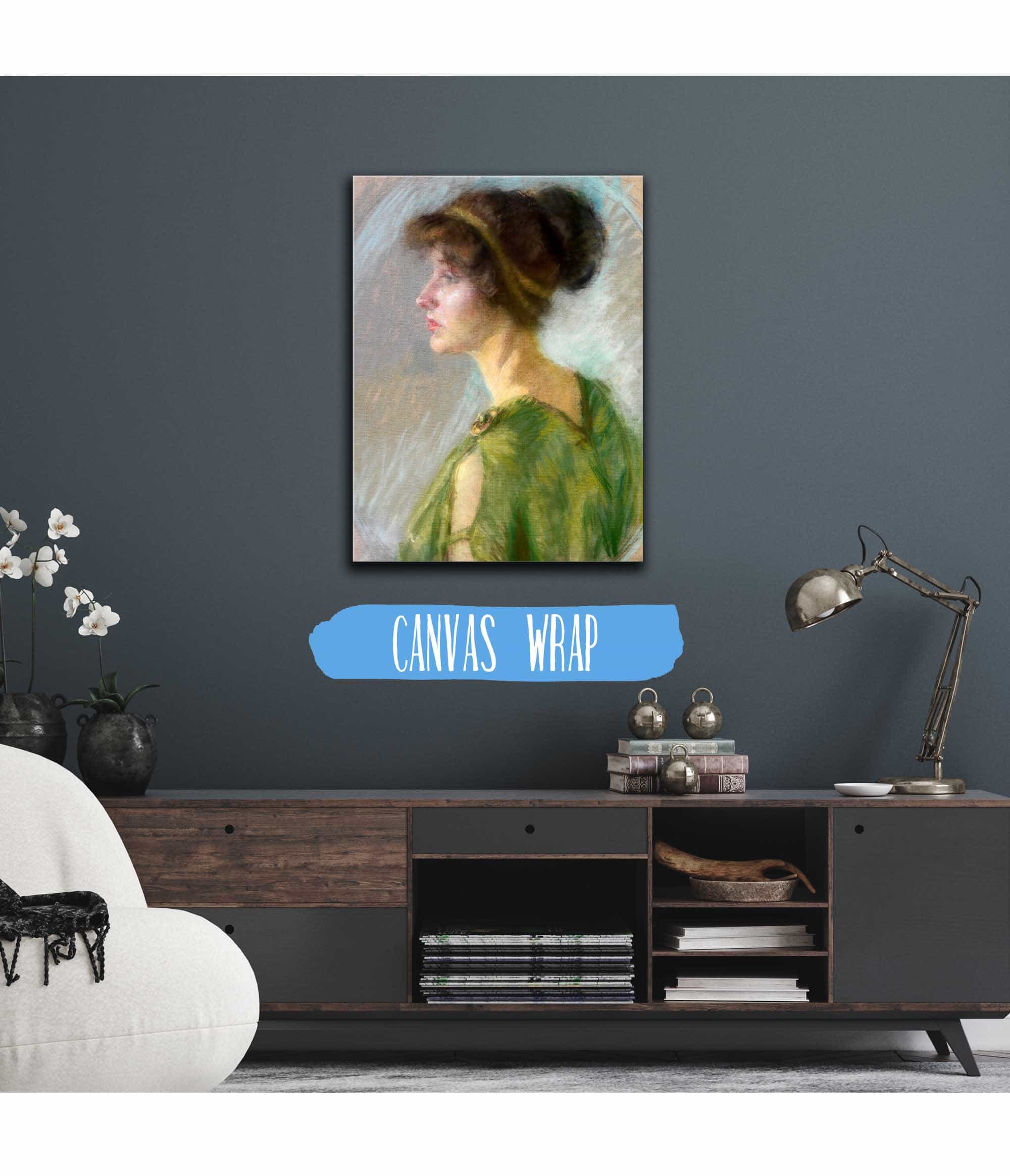 Young Woman In Green by Alice Pike Barney - Image 3
