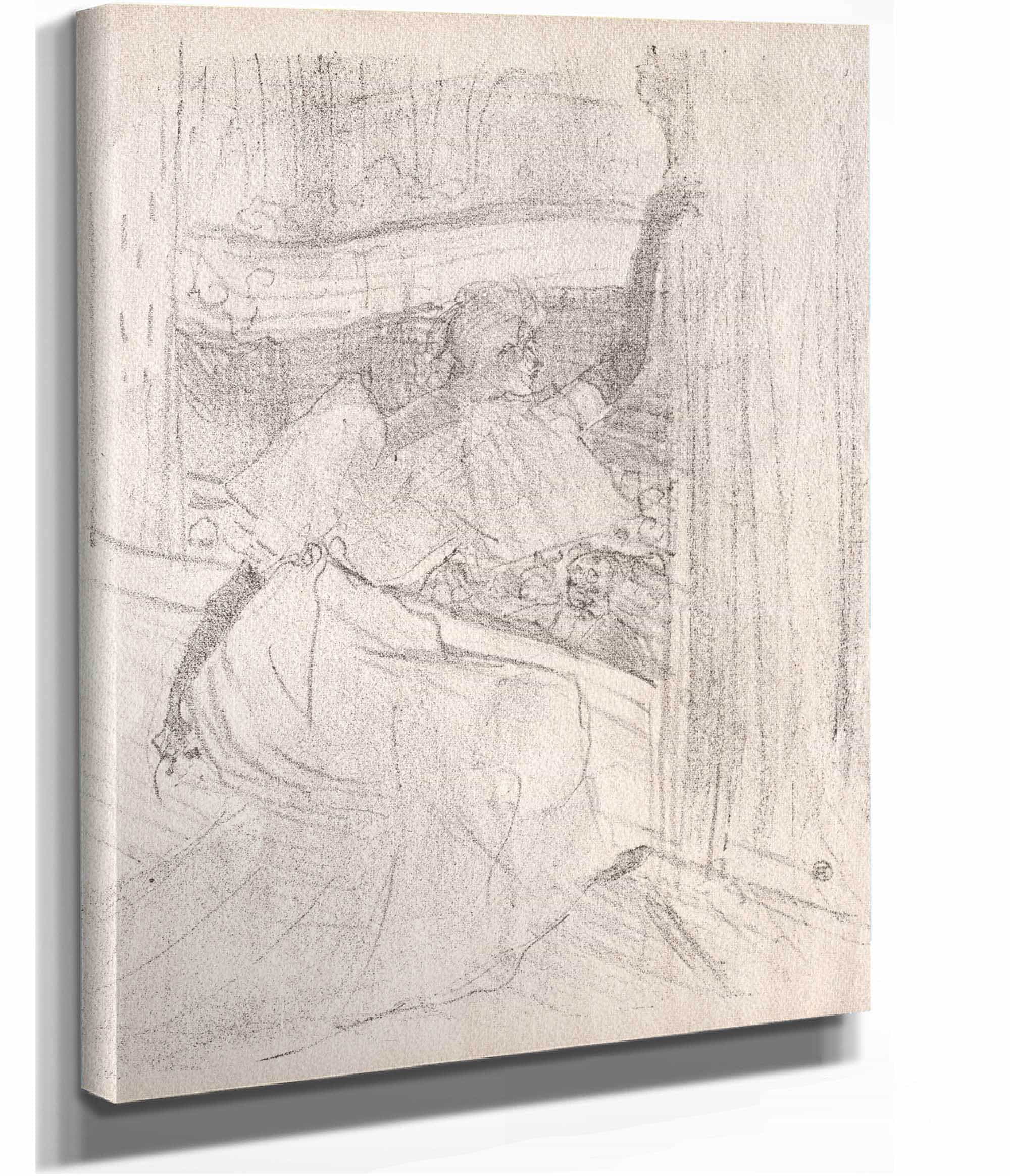 Yvette Guilbert Saluant Le Public by Henri De Toulouse Lautrec - Image 2