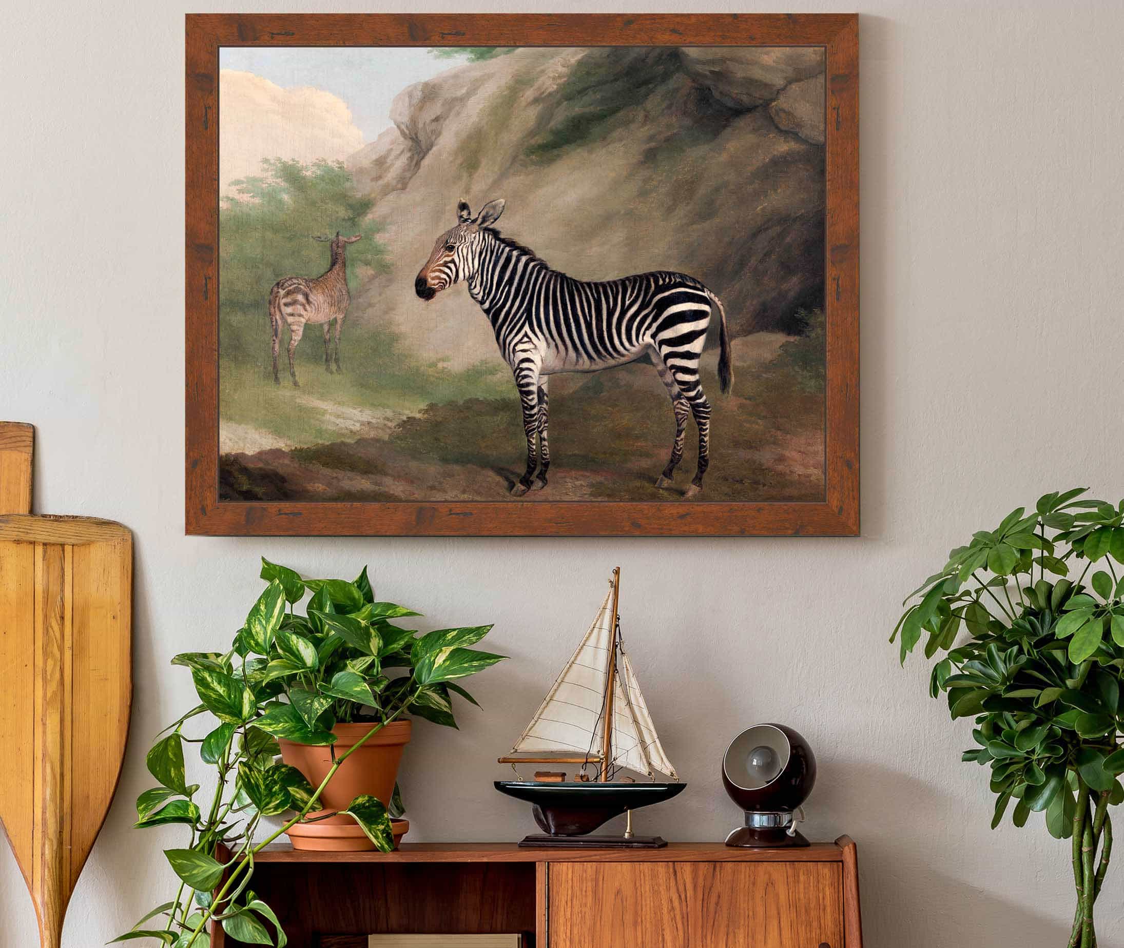 Zebra by Jacques Laurent Agasse - Image 3