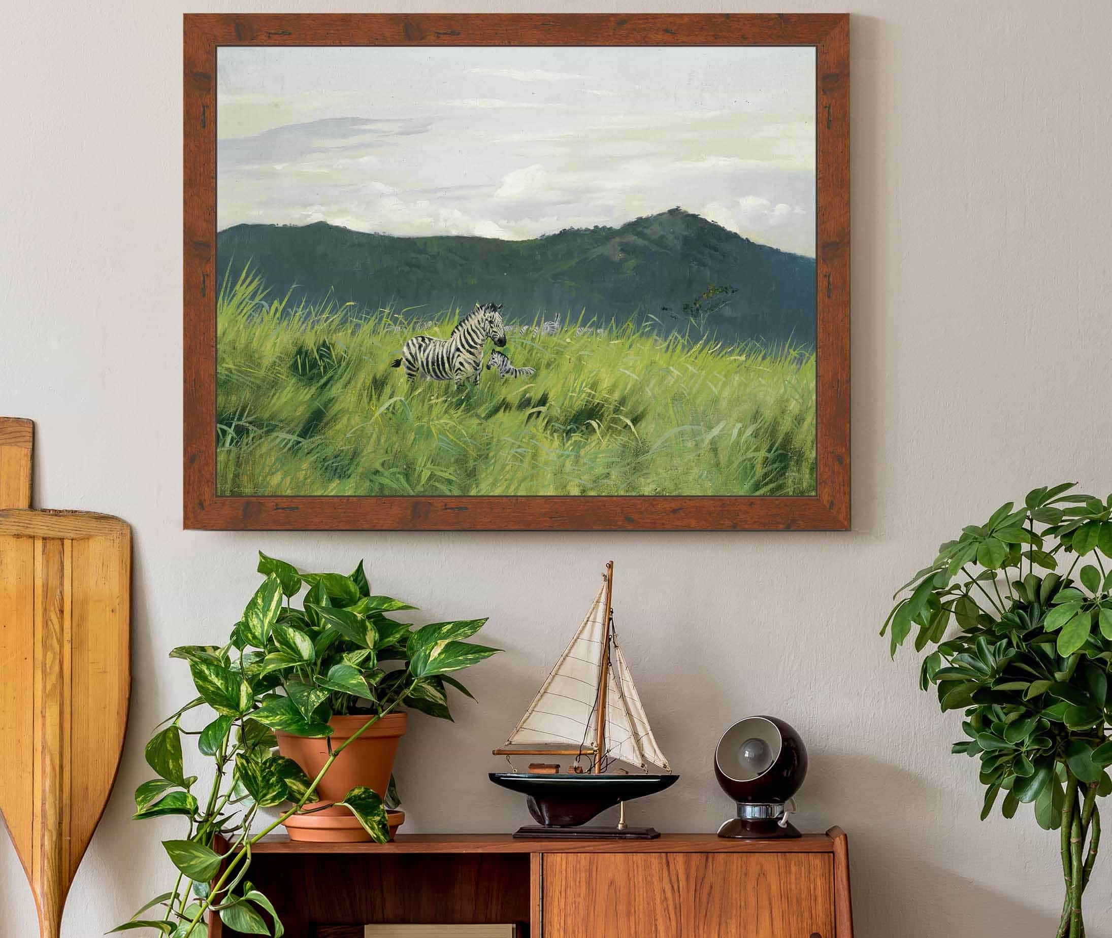 Zebra On The Steppe by Wilhelm Kuhnert - Image 3