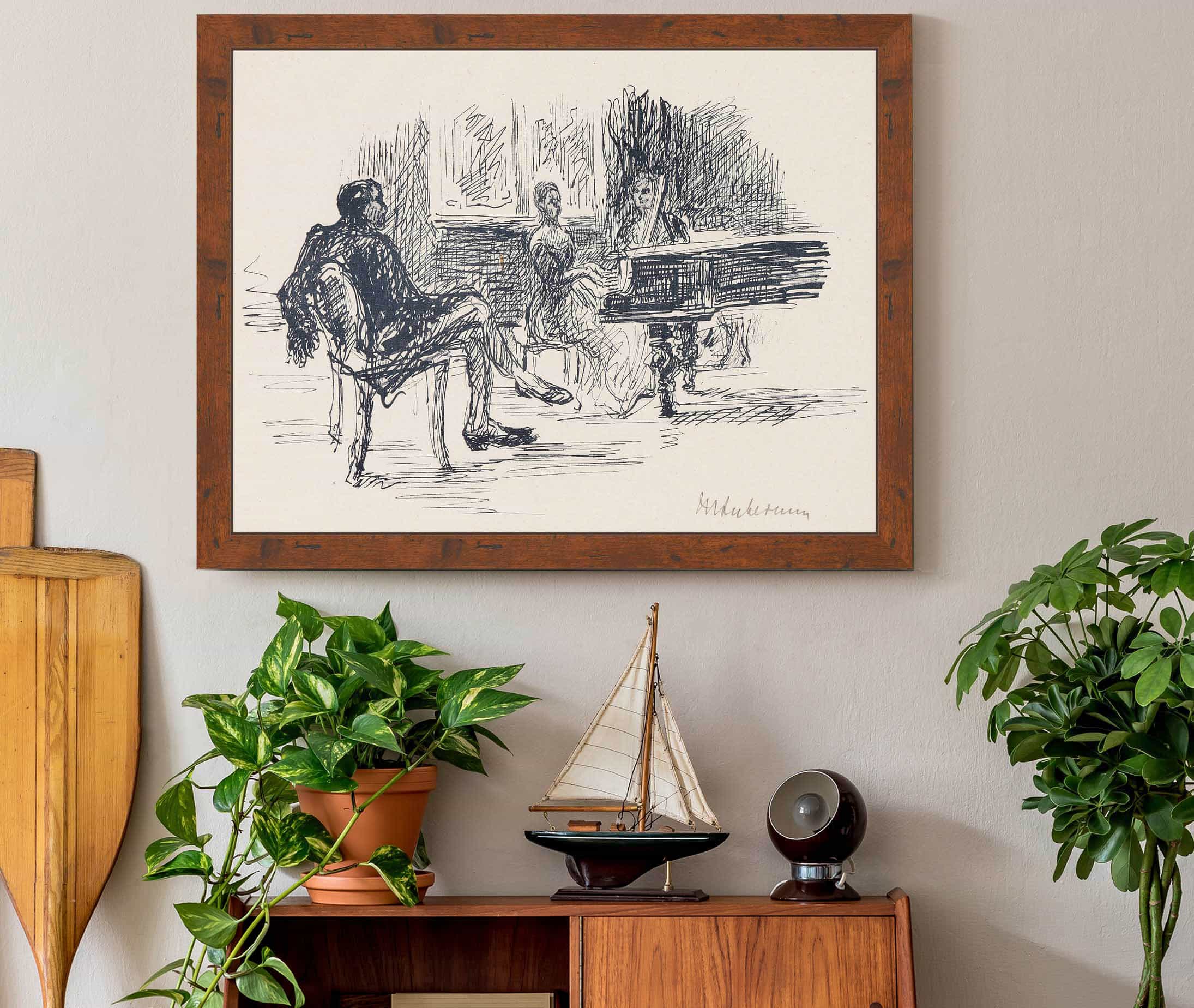Zeichnungen Zu Goethes Mann Von Jahren by Max Liebermann - Image 3