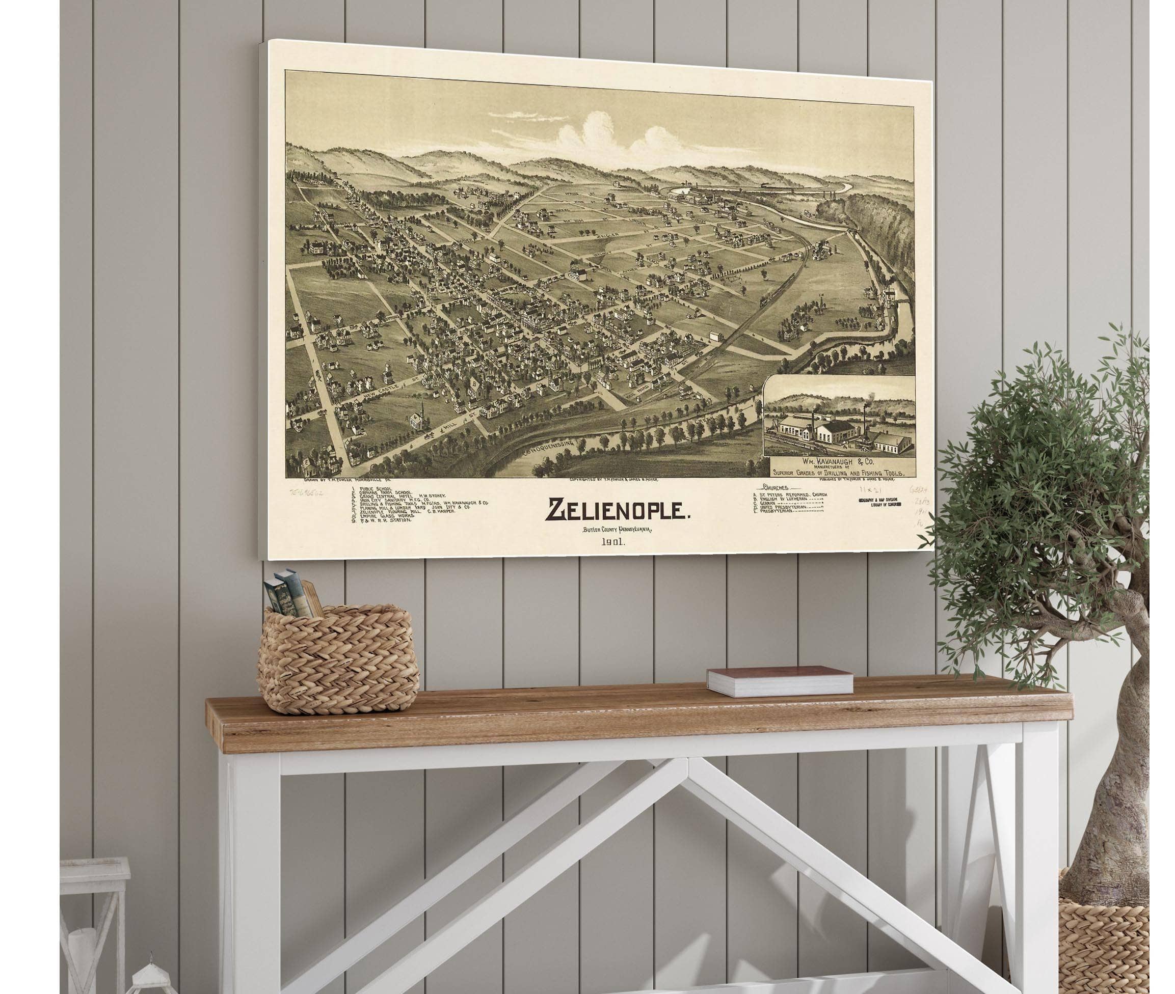 Zelienople Butler County Pennsylvania 1901  State Of Pennsylvania - Image 5