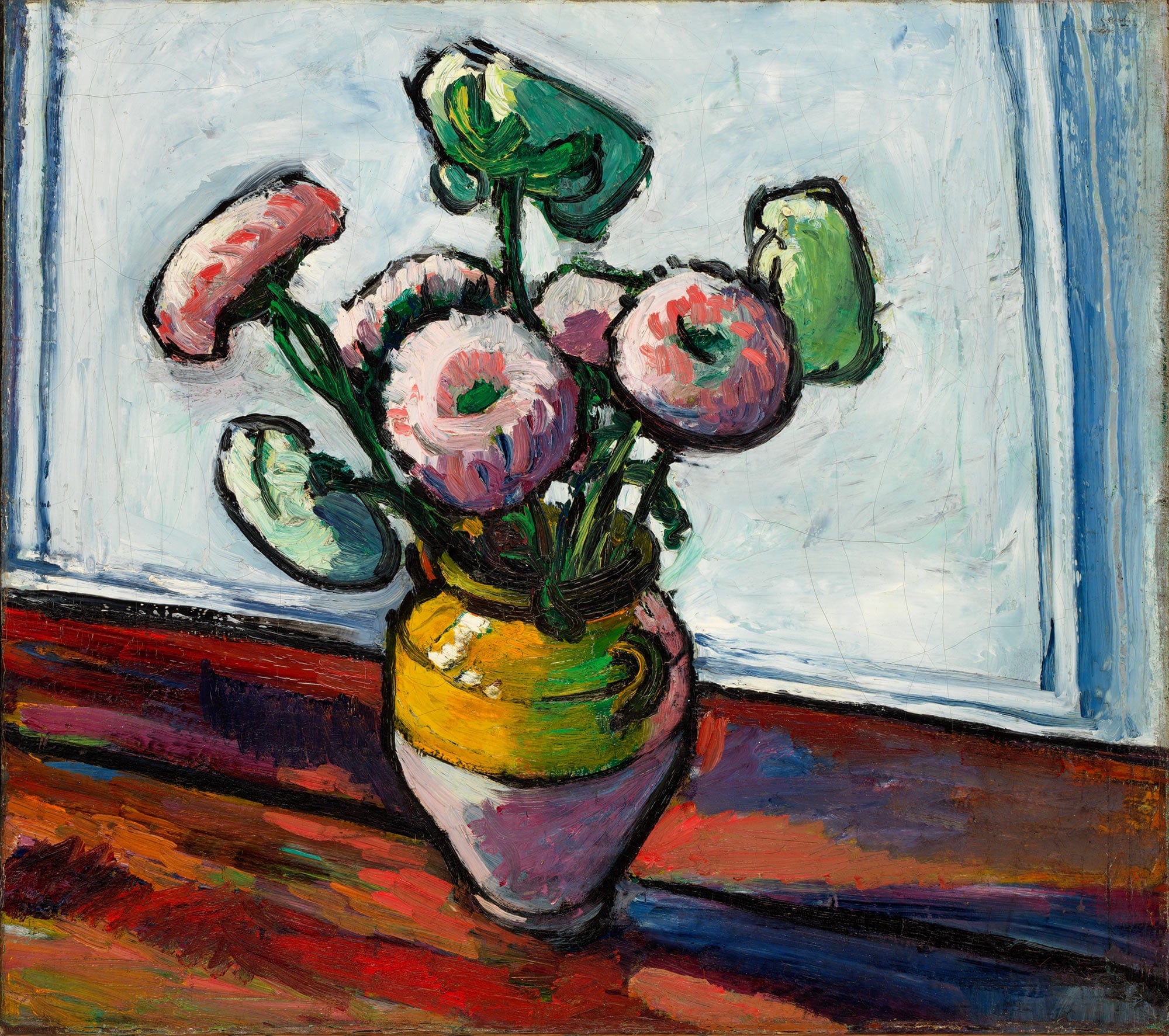 Zinnias by Henry Lyman Sayen