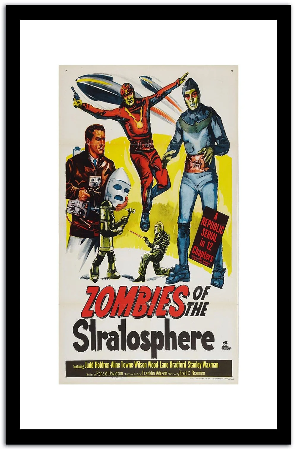 Zombies Vintage Poster