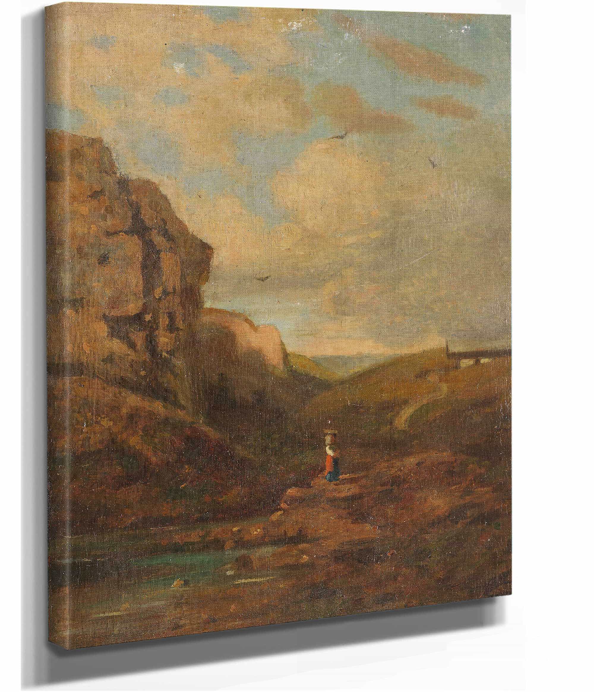Zugeschrieben Kleine Landschaft Mit Sennerin by Carl Spitzweg - Image 2